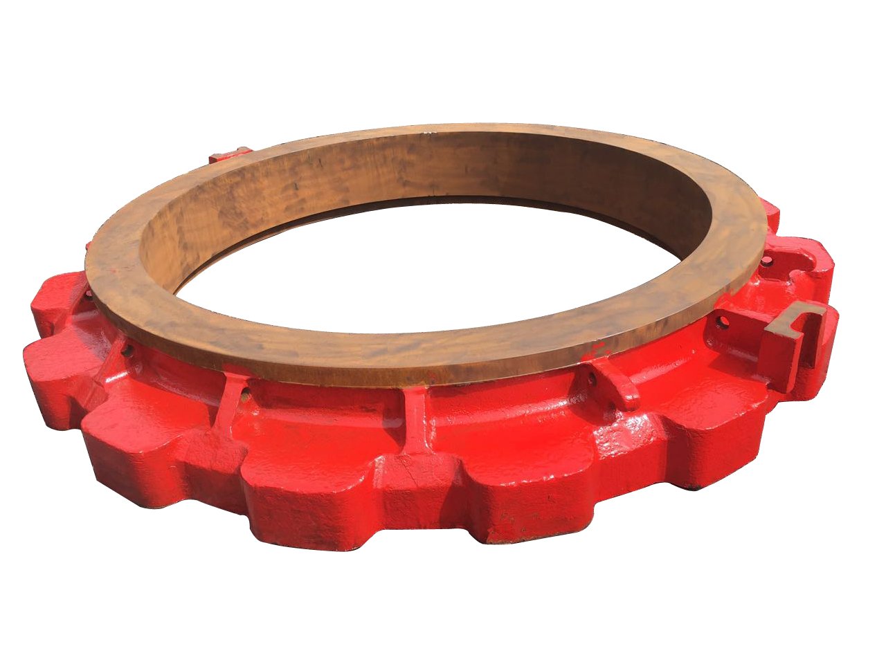 Manguito de soporte de la trituradora