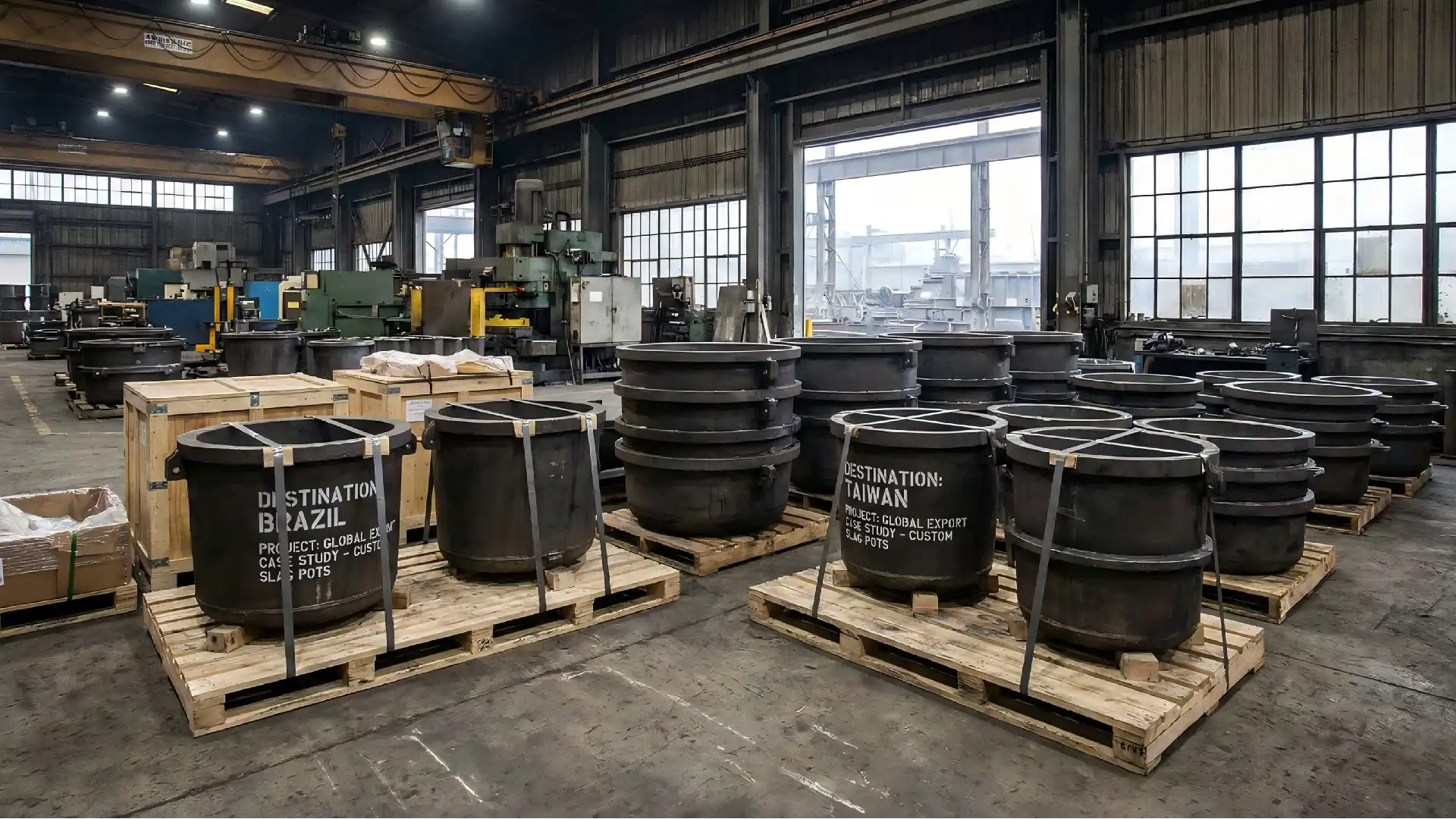 Custom Slag Pots for Global Markets