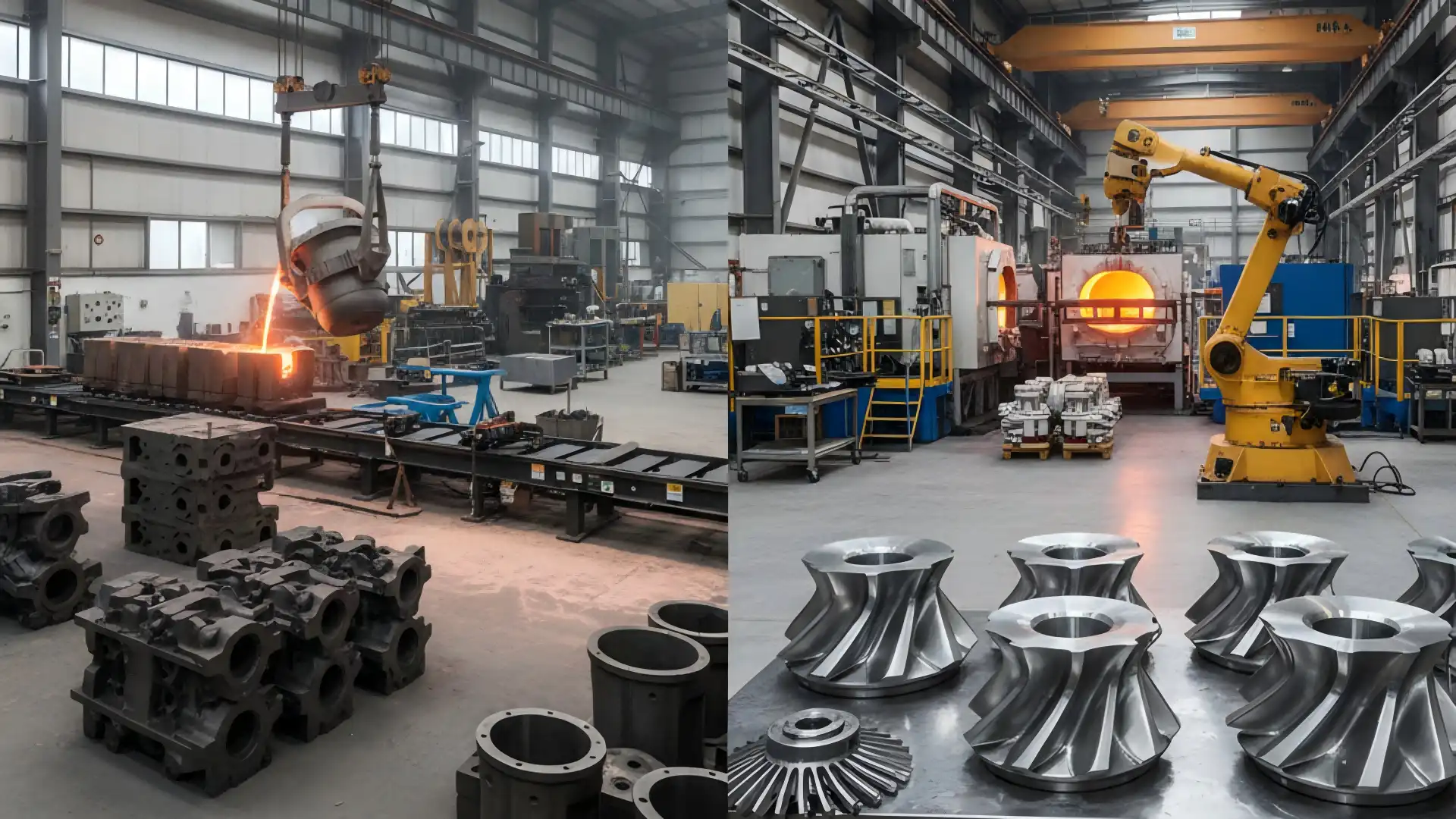 Sand Casting vs. Investment Casting: How to Choose the Right Process for Heavy Industrial Parts